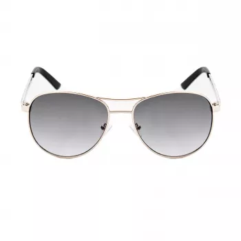 Guess Dameszonnebril GF0408-6132B Havana hoekig montuur bruin getinte glazen 61mm