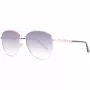 GUESS dames zonnebril GF6143-28B bruin Havana vlinder montuur 59mm