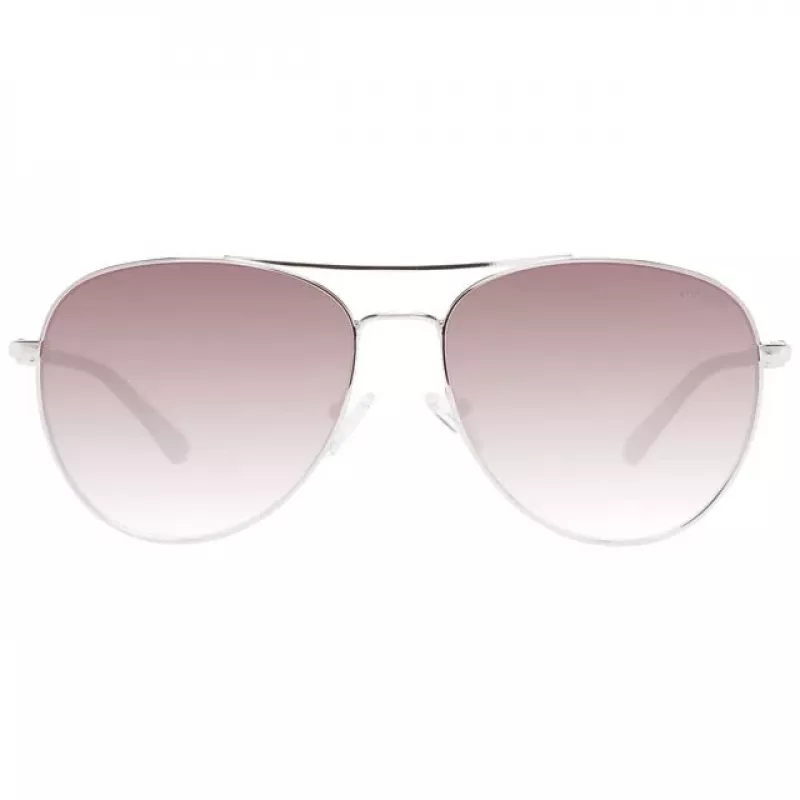 GUESS dameszonnebril GF6143-32F Havana vlinder montuur bruine verloopglazen 59mm