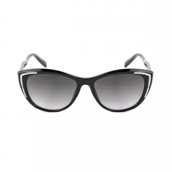 GUESS dameszonnebril GO00006-5601B Shiny Black Gradient Smoke 58mm