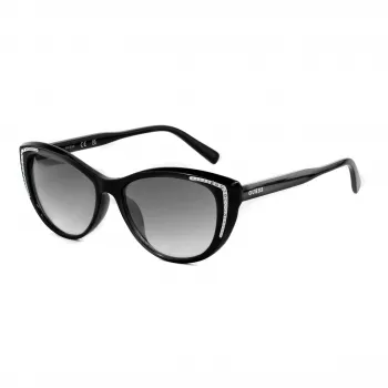GUESS dameszonnebril GO00006-5601B Shiny Black Gradient Smoke 58mm