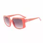 GUESS Dames zonnebril GU00097-5372F - glanzend zwart montuur, verloopglas smoke, 53 mm