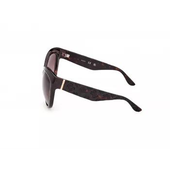 GUESS Dames zonnebril GU00130-6152F - glanzend zwart montuur, verloopglas smoke