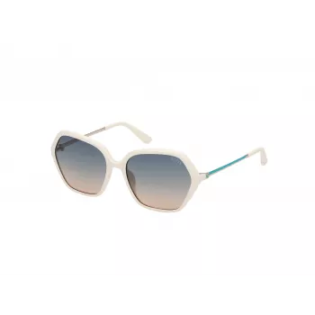 GUESS dames zonnebril GU00134-5521P vierkant acetaat gepolariseerd UV400