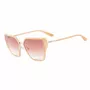 GUESS dameszonnebril GU00146-5957F oversized vierkant Havana bruin gradientglas 59mm