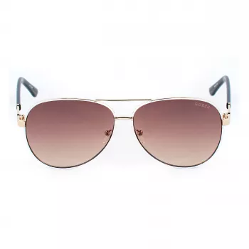 GUESS dames zonnebril GU00173-6021F Shiny Black Smoke Gradient 60mm