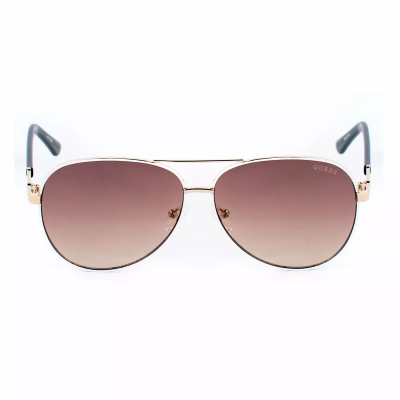 GUESS dames zonnebril GU00173-6021F Shiny Black Smoke Gradient 60mm
