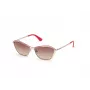 GUESS dameszonnebril GU7639-28F goud vlinder/cat-eye montuur bruine gradientglazen UV400