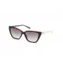 GUESS dameszonnebril GU7919-5852P - vierkant montuur, gepolariseerde smoke-glazen, 58 mm