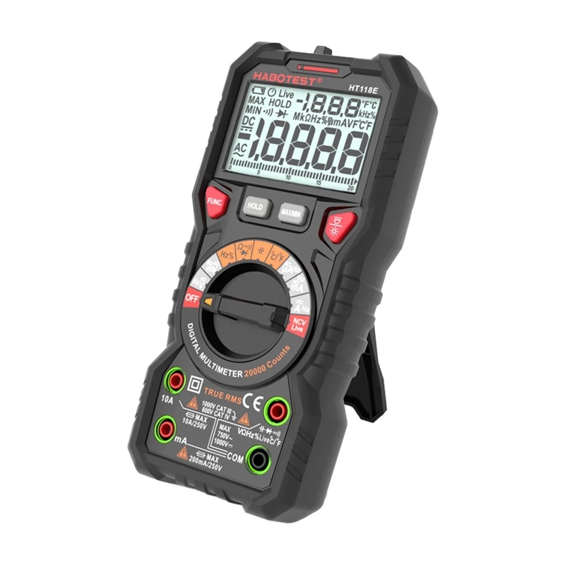 Habotest HT118E universele digitale multimeter True RMS NCV