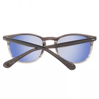 Hackett Man HSB83800152 rechthoekige acetaat zonnebril zwart/grijs 52/20/145 mm