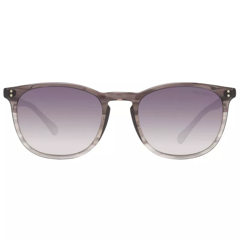 Hackett Man HSB83800152 rechthoekige acetaat zonnebril zwart/grijs 52/20/145 mm
