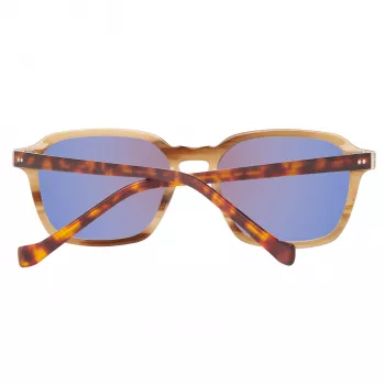 HACKETT MAN HSB86618752 zonnebril rechthoekig acetaat montuur UV400 grijze glazen 52/18/145 mm