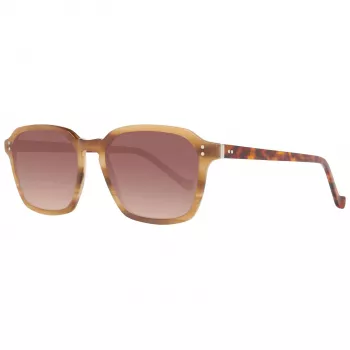 HACKETT MAN HSB86618752 zonnebril rechthoekig acetaat montuur UV400 grijze glazen 52/18/145 mm