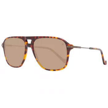 HACKETT MAN ZONNEBRIL HSB86512756 - Havana acetaat rechthoekig montuur met bruine verloopglazen - 56/16/140 mm