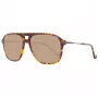 HACKETT MAN ZONNEBRIL HSB86512756 - Havana acetaat rechthoekig montuur met bruine verloopglazen - 56/16/140 mm
