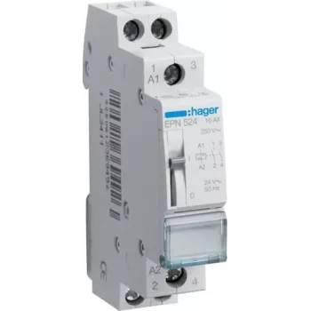 HAGER EPN524 Acti 9 impulsrelais, 2 NO, 16 A, 24 V AC/DC, 2 modules