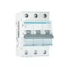 Hager MBN316 3-polige 16A B-karakteristiek 6kA installatieautomaat, 3 modules breed