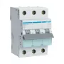 Hager MBN316 3-polige 16A B-karakteristiek 6kA installatieautomaat, 3 modules breed