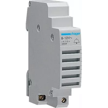 Hager SU212 DIN-rail bel 8-12V AC 0,33A 1 module