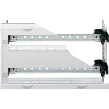 Hager UD22B3 inbouwverdeelkast van roestvrij staal, 2 rijen, 24 modules, 500x300x125 mm