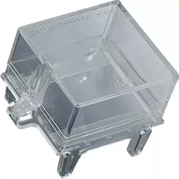 Hager universZ U841 Afdichtingsafdekking, 2,5 modules, 53x53x33 mm, transparant