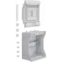 Hager VE106D opbouw-kleinverdeler, 6 module-eenheden, 1 rij, IP30, wit