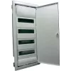 Hager VU48NC inbouw kleinverdeler, 4 rijen, 48 modules, witte stalen deur