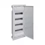 Hager VU48NC inbouw kleinverdeler, 4 rijen, 48 modules, witte stalen deur