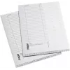 Hager VZ717 niet-plakkende transparante rechthoekige etiketten, 10-pack