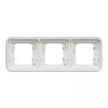 Hager WNA401B Berker W.1 1-voudig inbouwframe, IP55, Polarwit