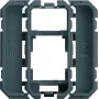Hager WXF202 Keystone adapterframe voor 1xRJ45-module, polarwit