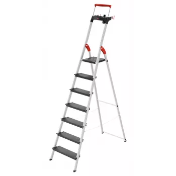 HAILO huishoudtrap L100 TopLine aluminium 7 treden