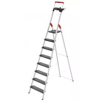 HAILO huishoudtrap L100 TopLine aluminium 8 treden