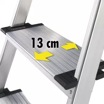 HAILO huishoudtrap L80 ComfortLine aluminium 6 treden
