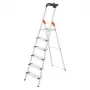 HAILO huishoudtrap L80 ComfortLine aluminium 6 treden