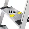 HAILO huishoudtrap L80 ComfortLine aluminium 7 treden