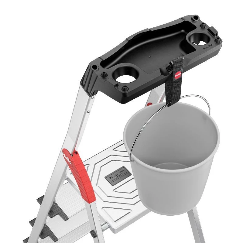 HAILO huishoudtrap L80 ComfortLine aluminium 5 treden