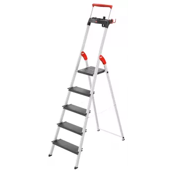 HAILO L100 TopLine aluminium huishoudtrap, 5 treden