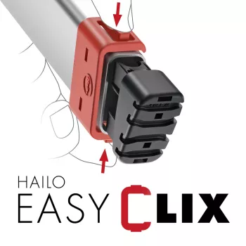HAILO L60 StandardLine aluminium stapladder, 6 treden, 150 kg, EN 131