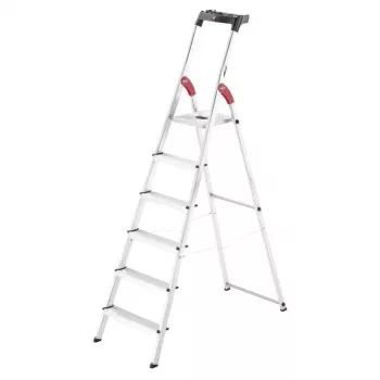 HAILO L60 StandardLine aluminium stapladder, 6 treden, 150 kg, EN 131