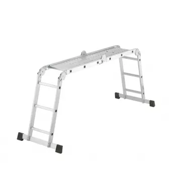 HAILO M60 universele ladder aluminium 4x3 sporten multifunctionele vouwladder