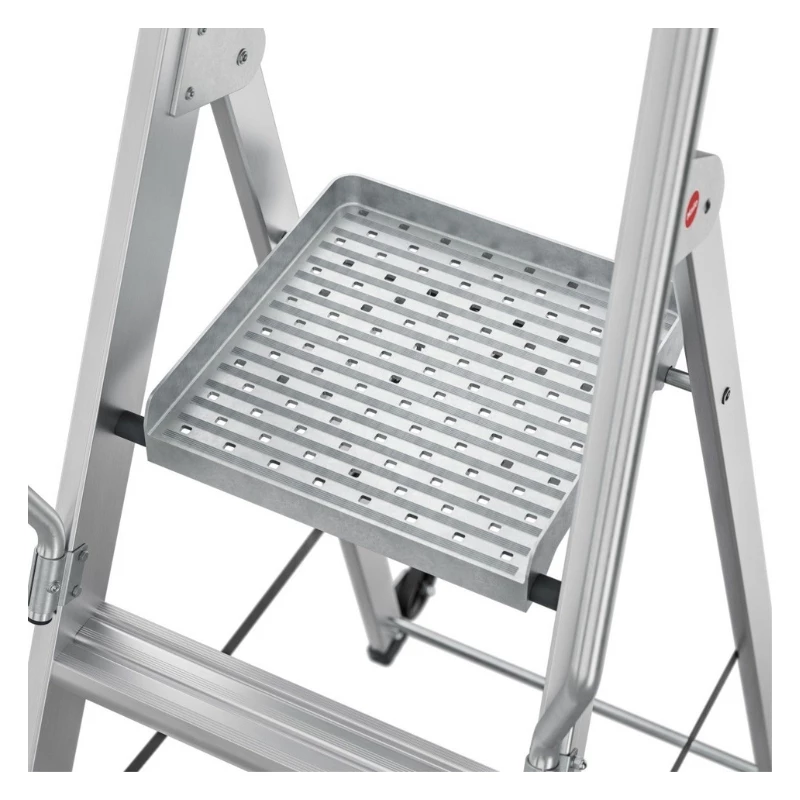 HAILO Master P80 aluminium mobiele platformtrap, 5 treden, 150 kg, EN 131