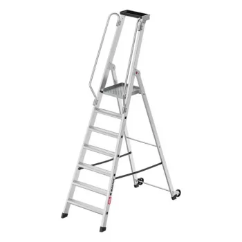 HAILO Master P80 mobiele platformladder, aluminium, 7 treden