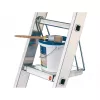 HAILO SavetyLine extra trede voor trappen, 2-traps opvouwbaar trapje, aluminium, 150 kg draagvermogen, TÜV/GS
