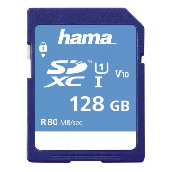 Hama 128 GB SDXC UHS-I Class 10 geheugenkaart 00213111