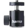 Hama kogelkop voor statieven, 50 mm hoogte, 1/4 inch schroefdraad, Ø 30 mm, zwart 00005001