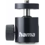 Hama kogelkop voor statieven, 50 mm hoogte, 1/4 inch schroefdraad, Ø 30 mm, zwart 00005001