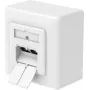 Hama CAT-6a netwerkdoos, 2-poorts RJ45, 10 Gbit/s, afgeschermd, opbouw/inbouw, wit 00200774