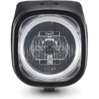 Hama voorfietslamp LED, oplaadbaar, USB-C, StVZO-goedgekeurd, 2 modi, zwart